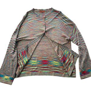 Vintage Missoni Y2K Rainbow Cardigan